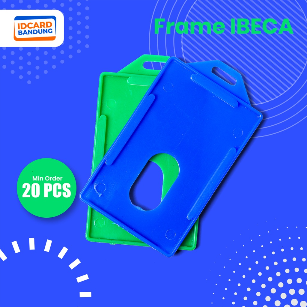 

Frame Potrait Standar ID Card Name Tag Gantungan IBECA