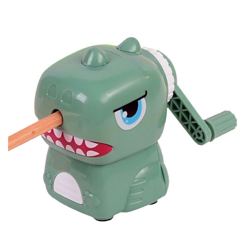 

XIAOLINGJING Rautan Pensil Putar Dino Serutan Pensil