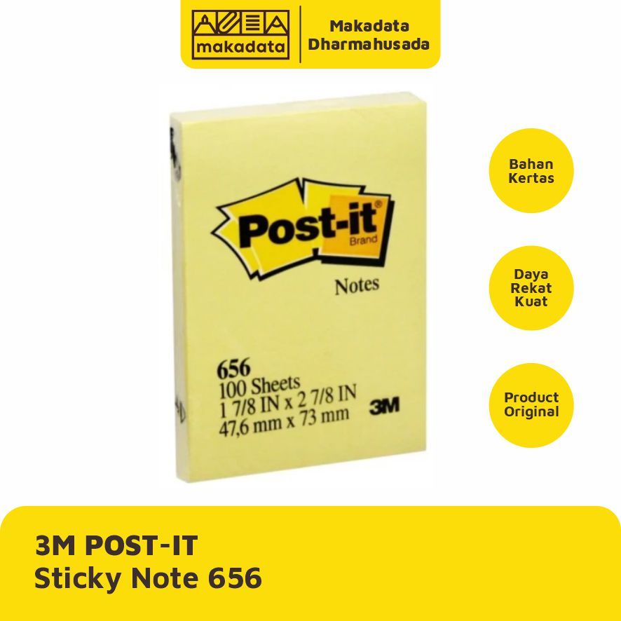 

NOTES | STICKY NOTE | 3M POST IT 656 (1 WARNA)