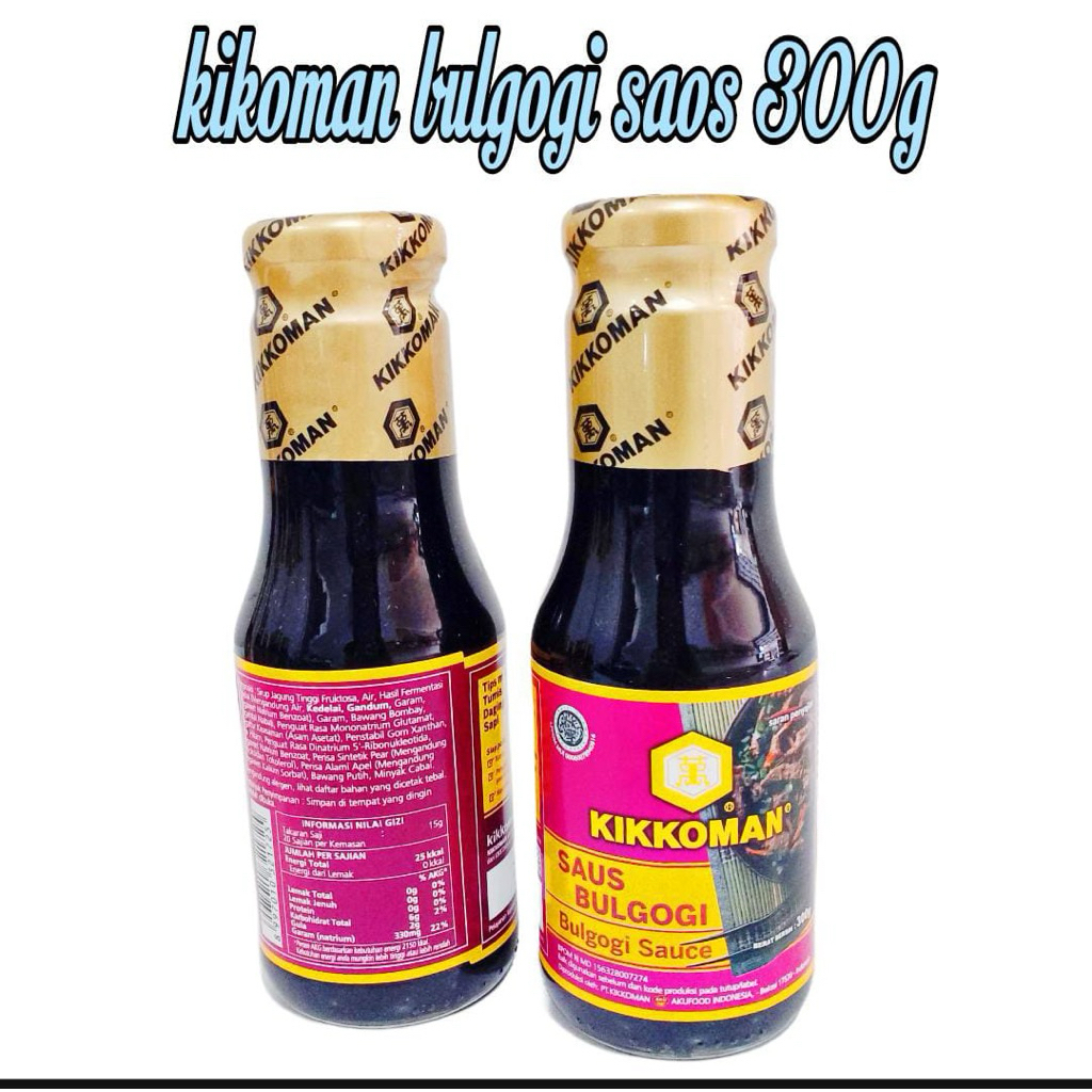 

Kikkoman saus bulgogi 300gr