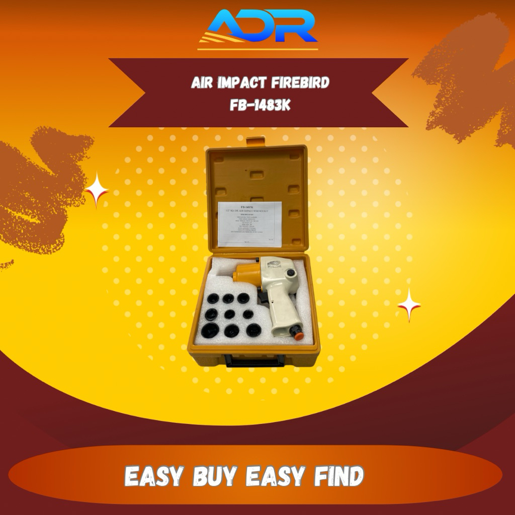 Firebird Air Impact FB-1483k Twin Hammer 1/2 inch