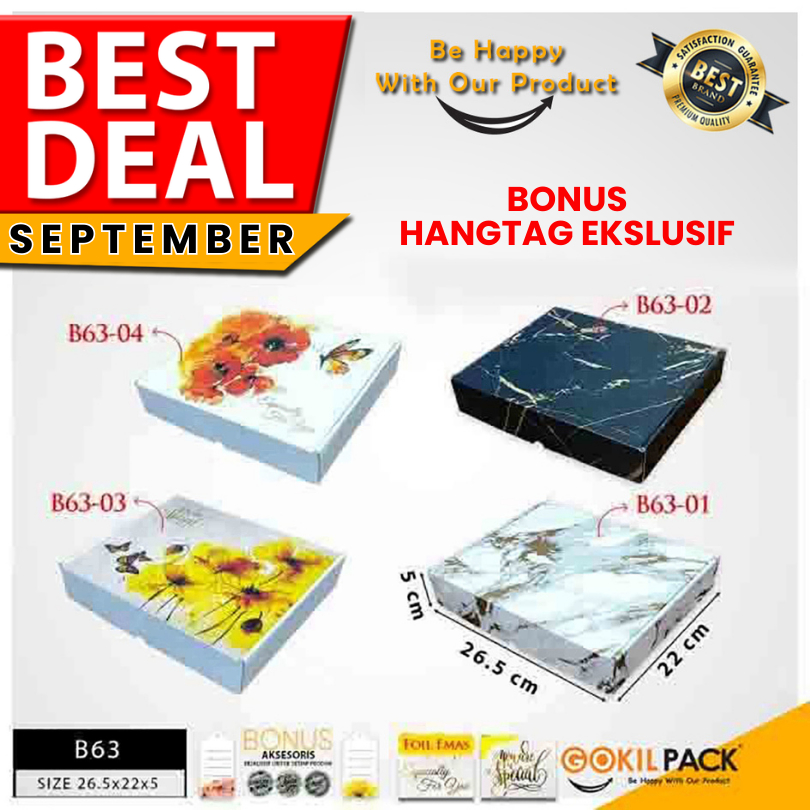 

Kotak Kue|Kado|Hampers|Cake|Serbaguna|Dus|Box|Packaging|B63