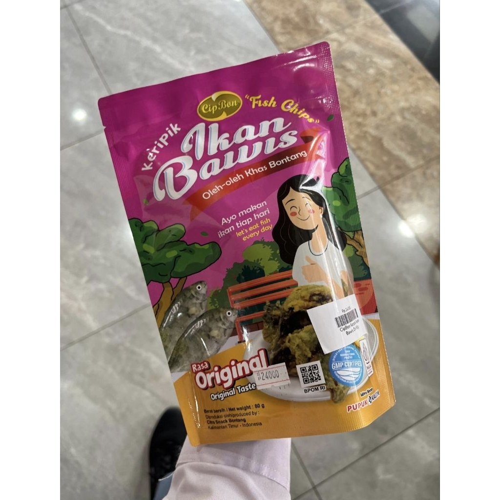 

Keripik Ikan Bawis CipBon – Oleh-oleh Khas Bontang