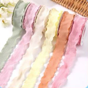 

Pita Korea Ribbon Wavy Ruffled Matte / Pita Buket aesthetic PT14