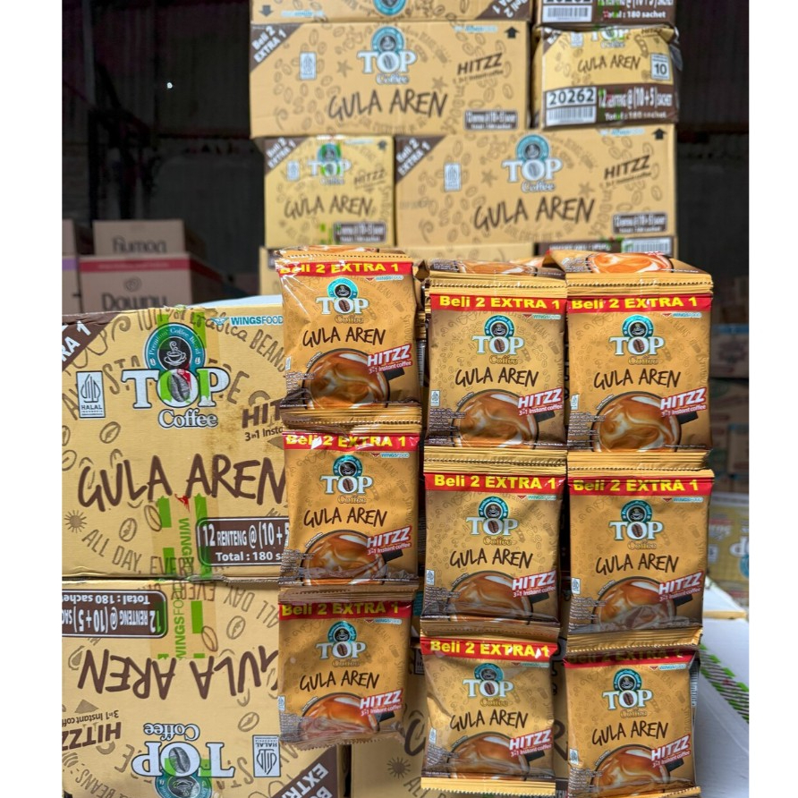 

[JATIM] TOP COFFE GULA AREN 1 DUS (1 DUS/12 RENCENG)