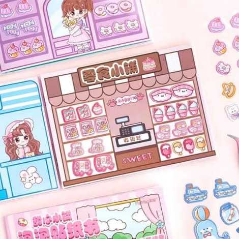 

Sticker Lucu Timbul Model Buku Sticker DIY Landscape Sticker Home Rumah Aqiao Lucu Stiker Ruangan [MARKET123.ACC]