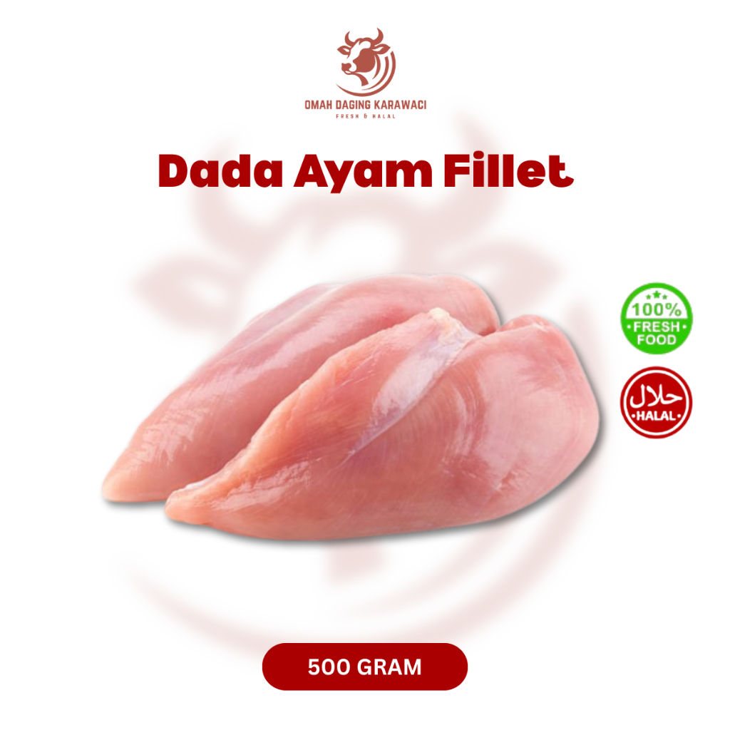 

Daging Ayam Dada Fillet Boneless Halal 500gr Tangerang