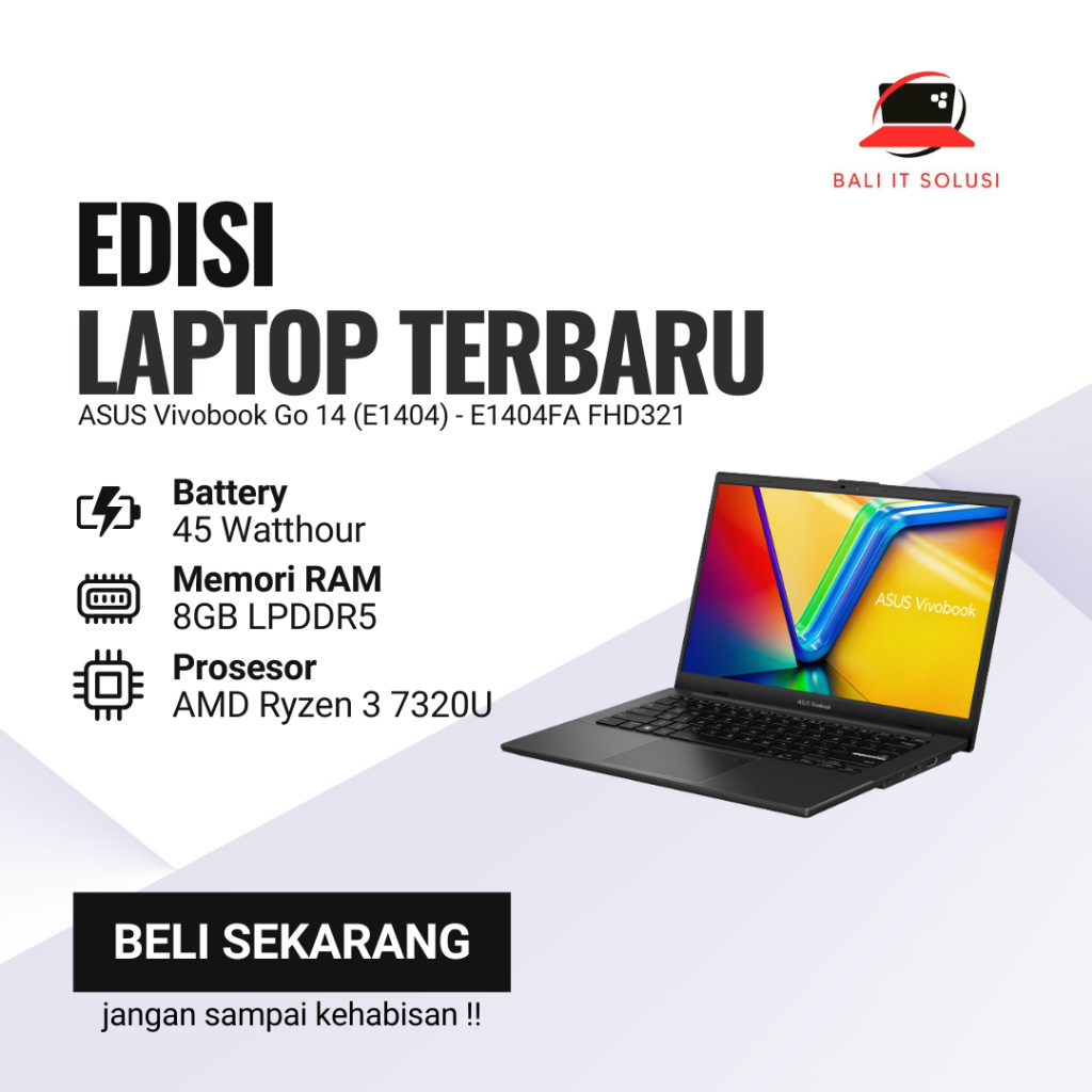 ASUS Vivobook Go 14 (E1404) - E1404FA-FHD321/323/321M/323M