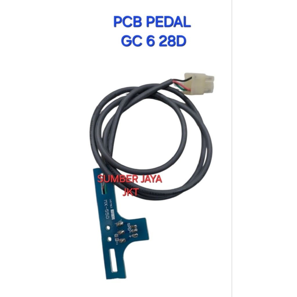 pcb pedal typical gc 6 28d new / baru