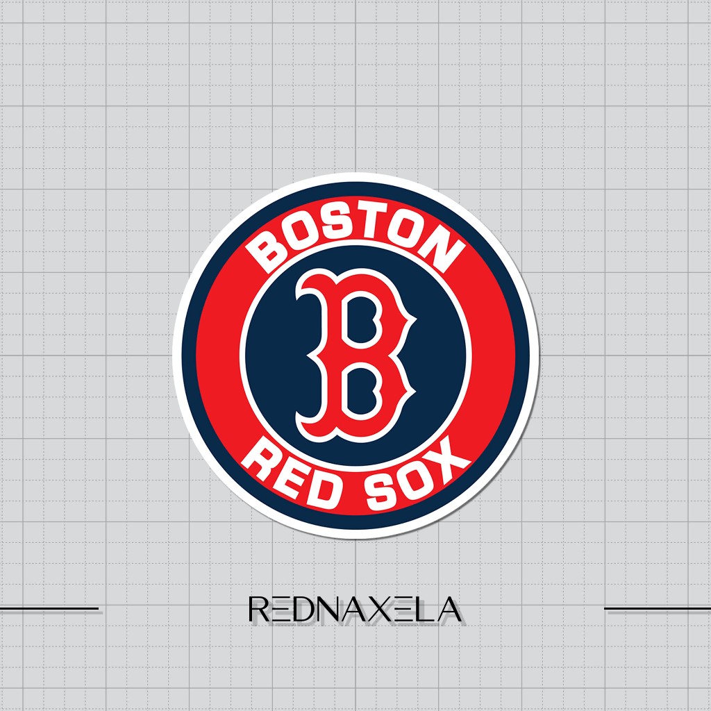 

Stiker Vinyl Boston Red Sox Logo #1 Baseball Stiker Koper Outdoor Stiker Laptop Waterproof Sticker