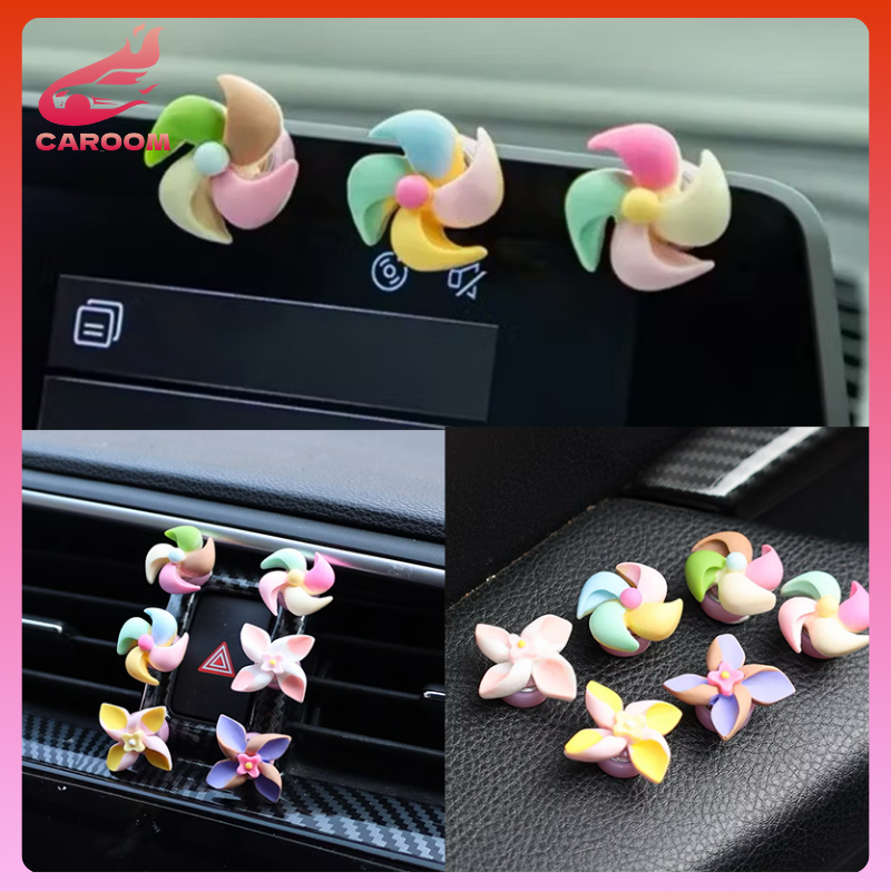 CAROOM 6PCS  Kincir Angin Mobil Listrik/Kincir Angin Sepeda Motor/Kincir Angin Baru/Kincir Angin Gyr