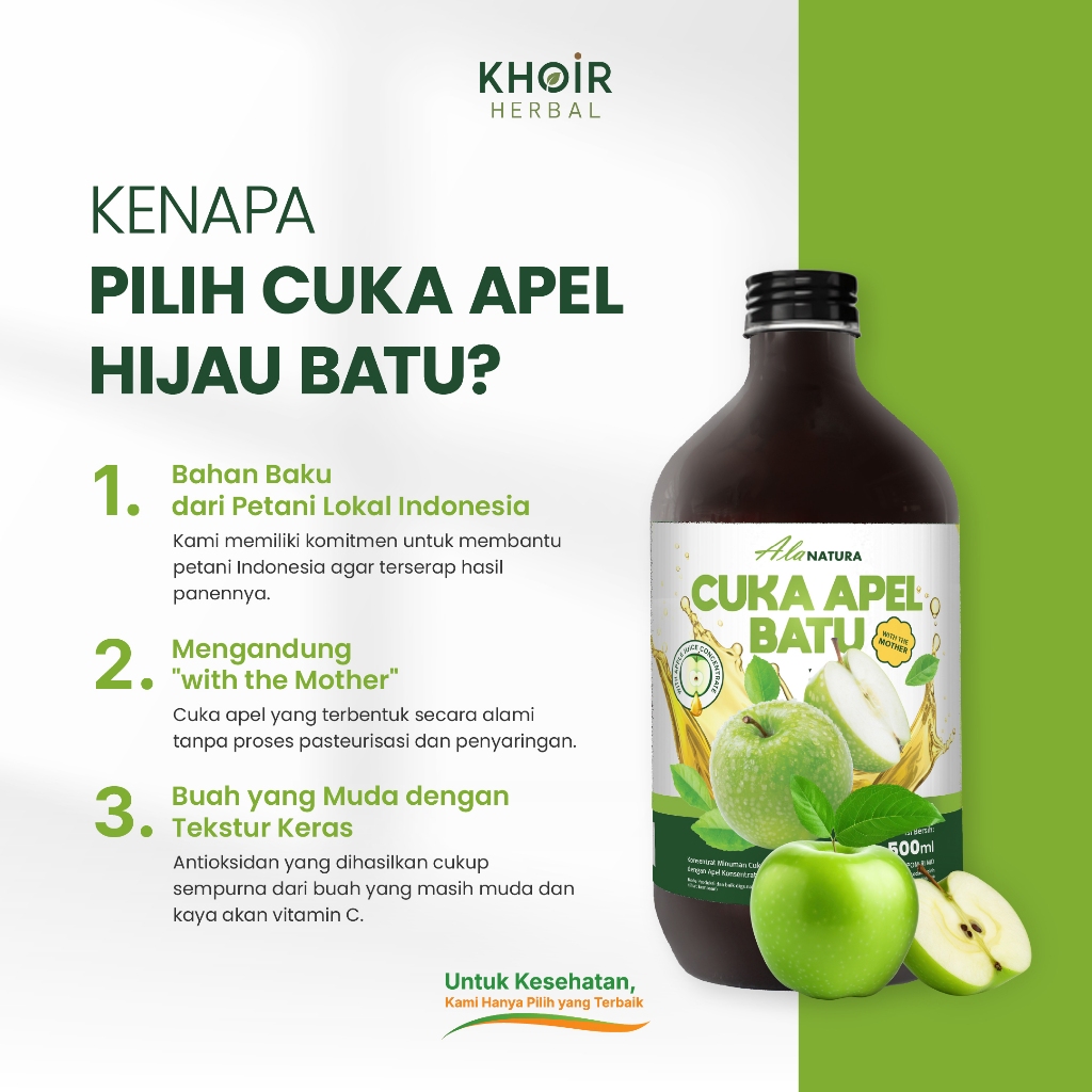 

ALANATURA Cuka Apel With Mother 500ml