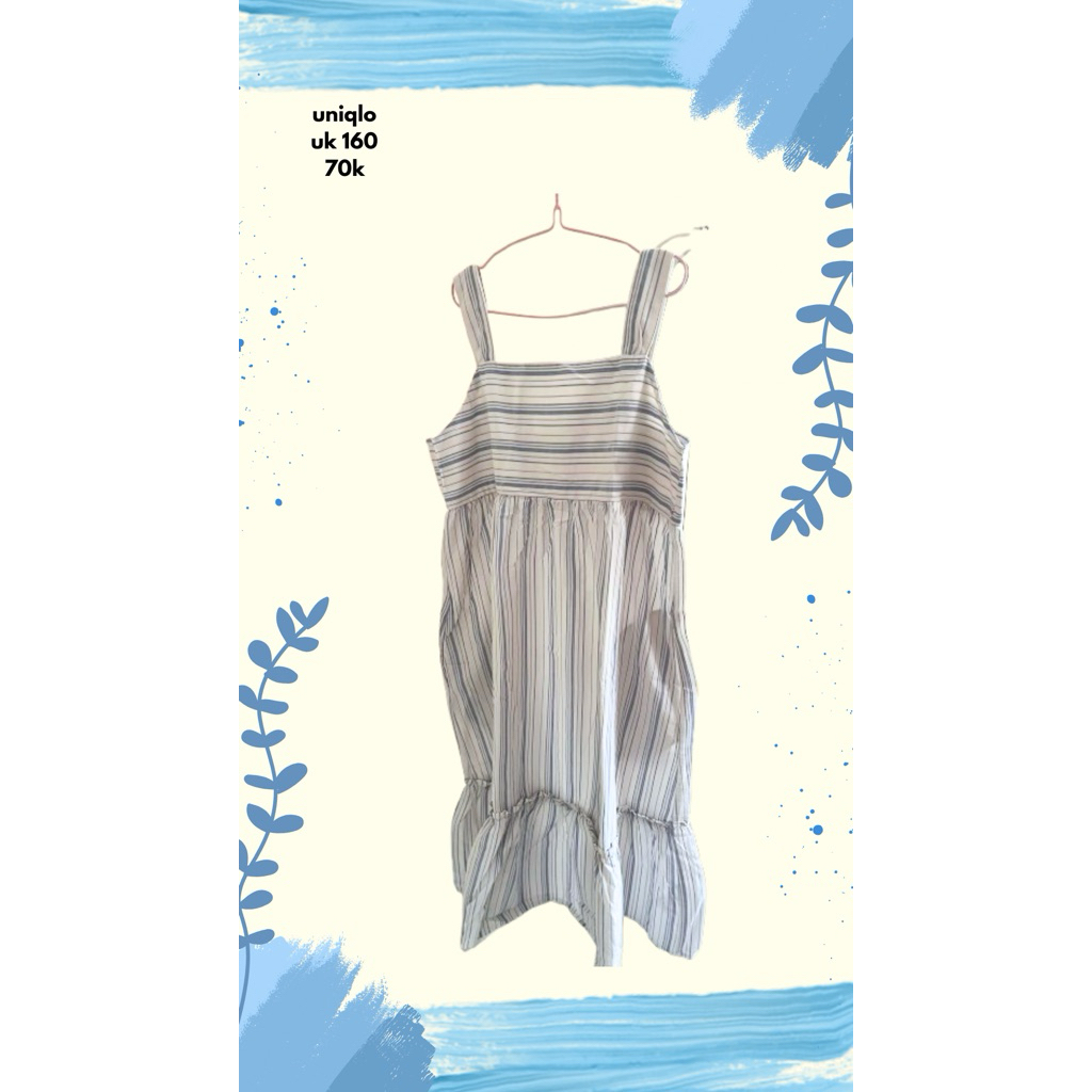 dress wanita preloved uniqlo