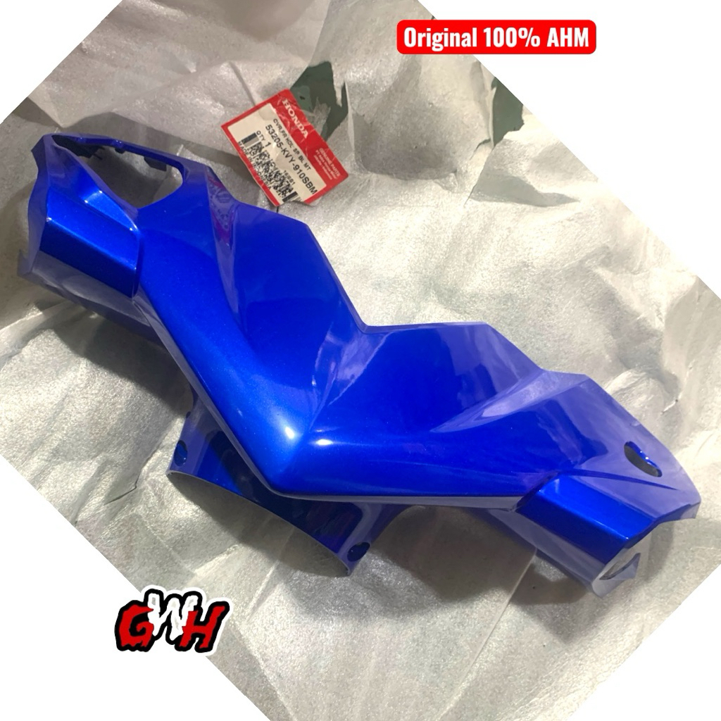 Batok Cover Batok Totok Depan Beat Karbu Lama Biru Tua SBM Original AHM