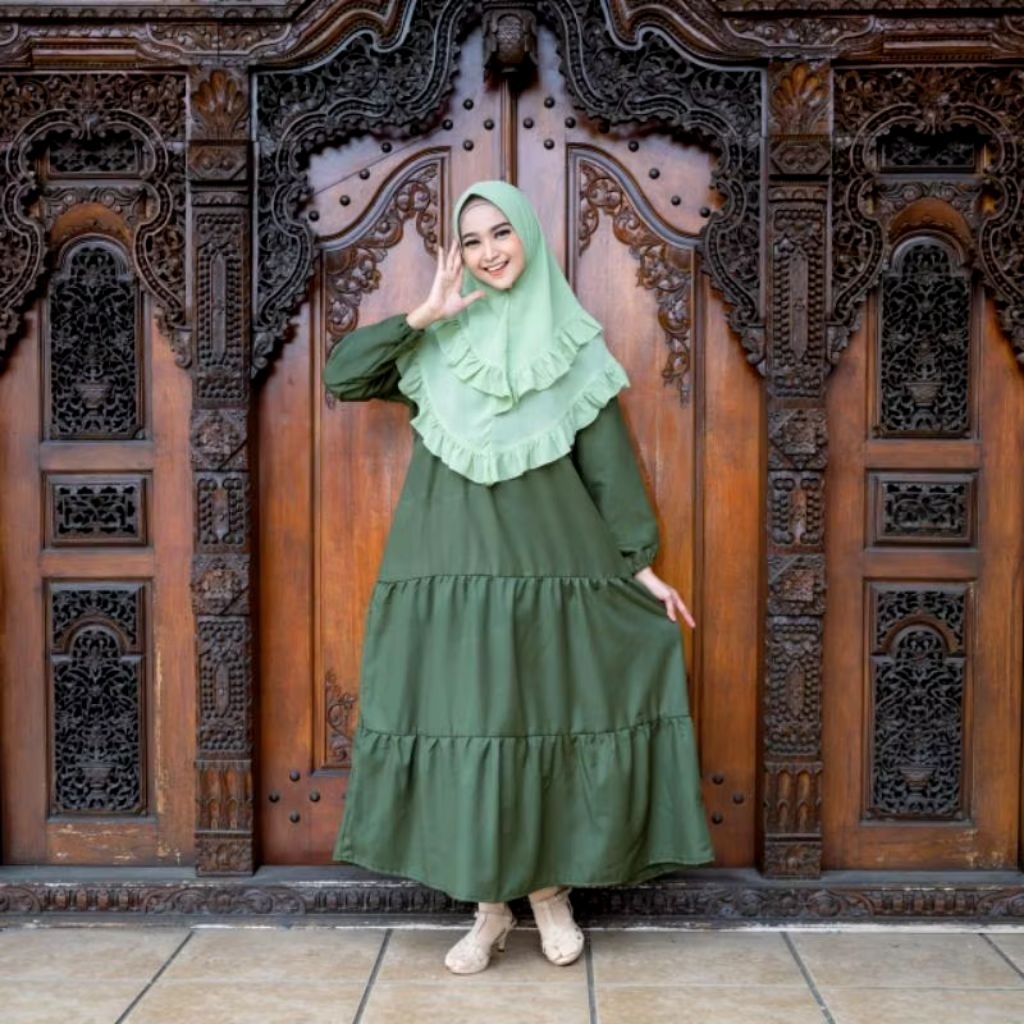 GAMIS SUSUN TOYOBO FODU DRESS WANITA MUSLIMAH PL