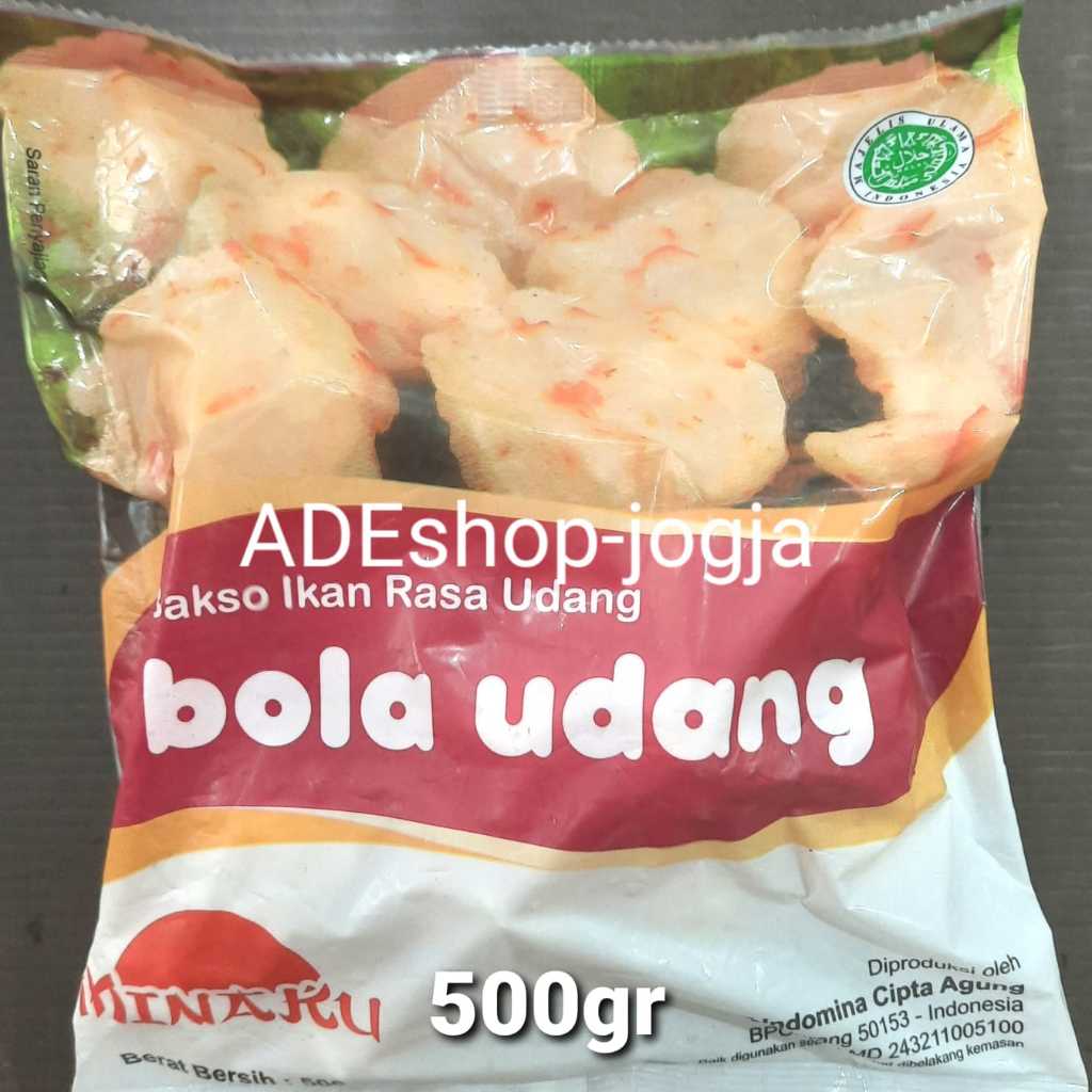 

baso bakso udang minaku 500 gr gram bola