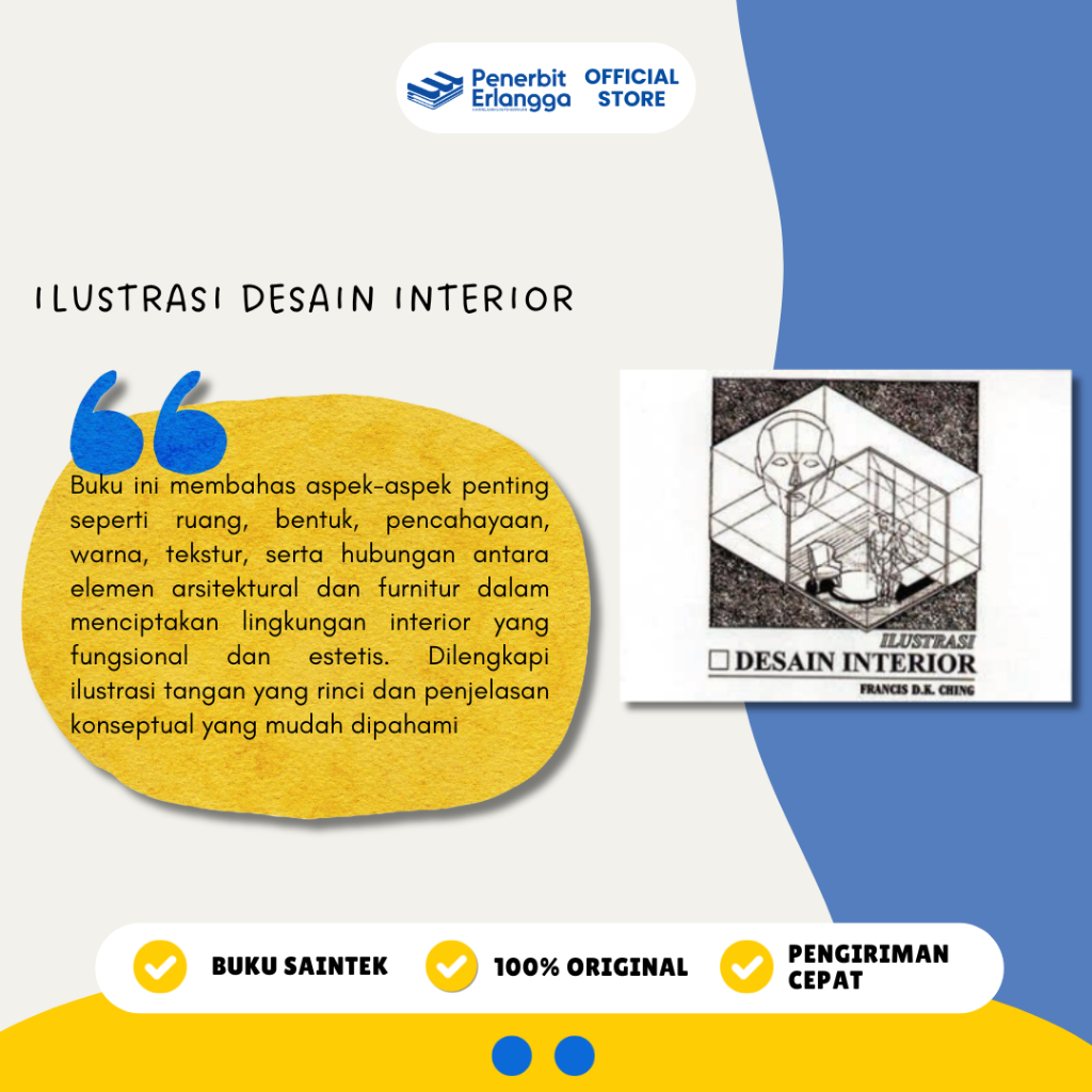 [Erlangga Official] Ilustrasi Desain Interior - Francis D.K Ching