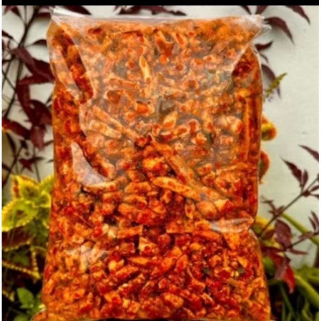 

seblak basreng stik kriuk sehah pedas daun jeruk bumbu melimpah