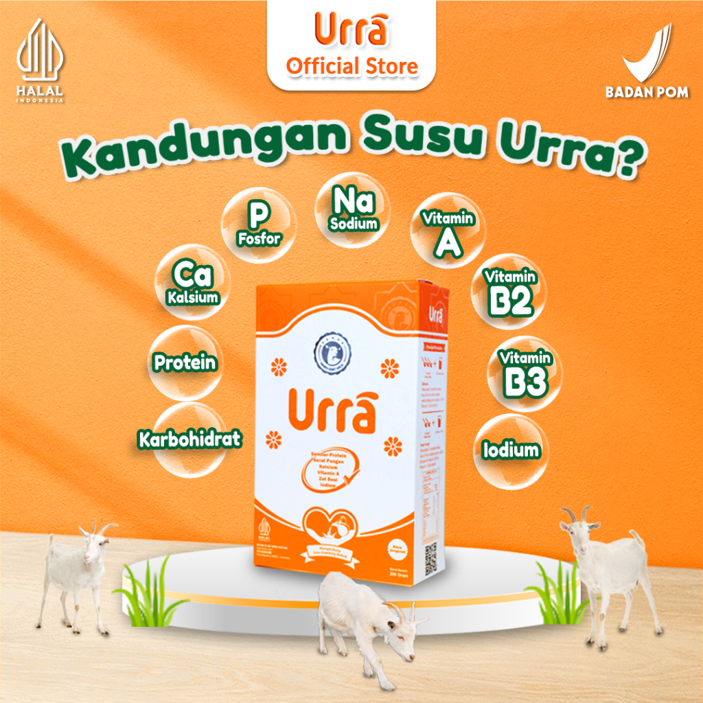 

URRA Susu Kambing Saanen Untuk Penambah Berat Badan Anak & Tinggi Badan Anak