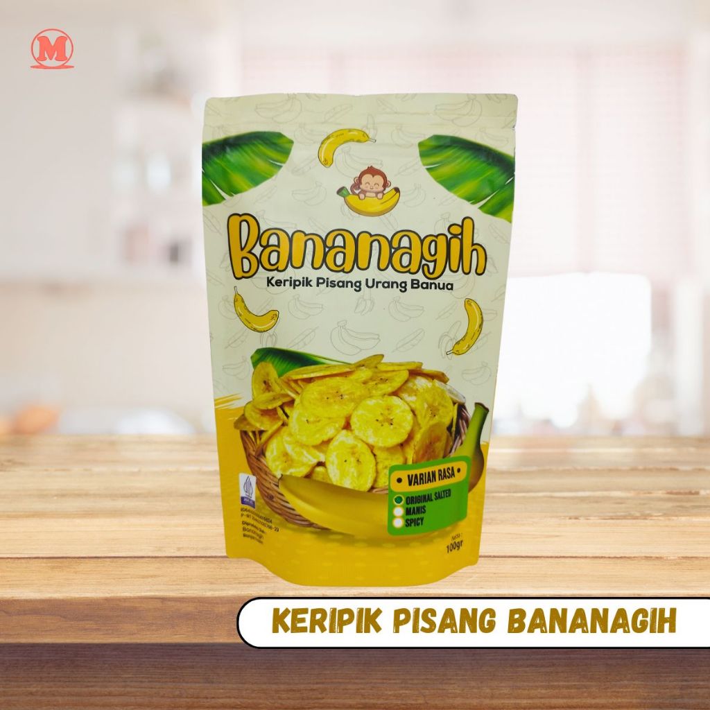 

Keripik Pisang Merk Bananagih Cemilan Renyah Urang Banua
