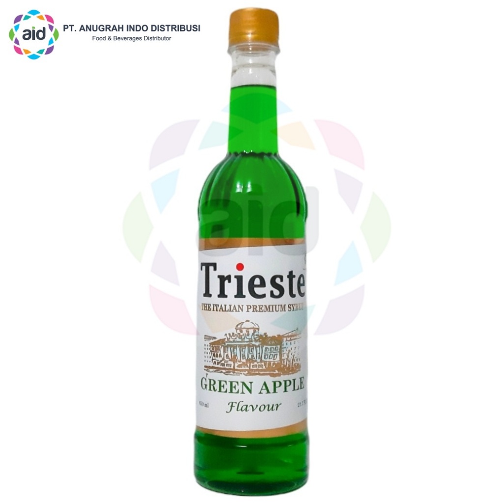 

Trieste Italian Premium Syrup Green Apple Flavour