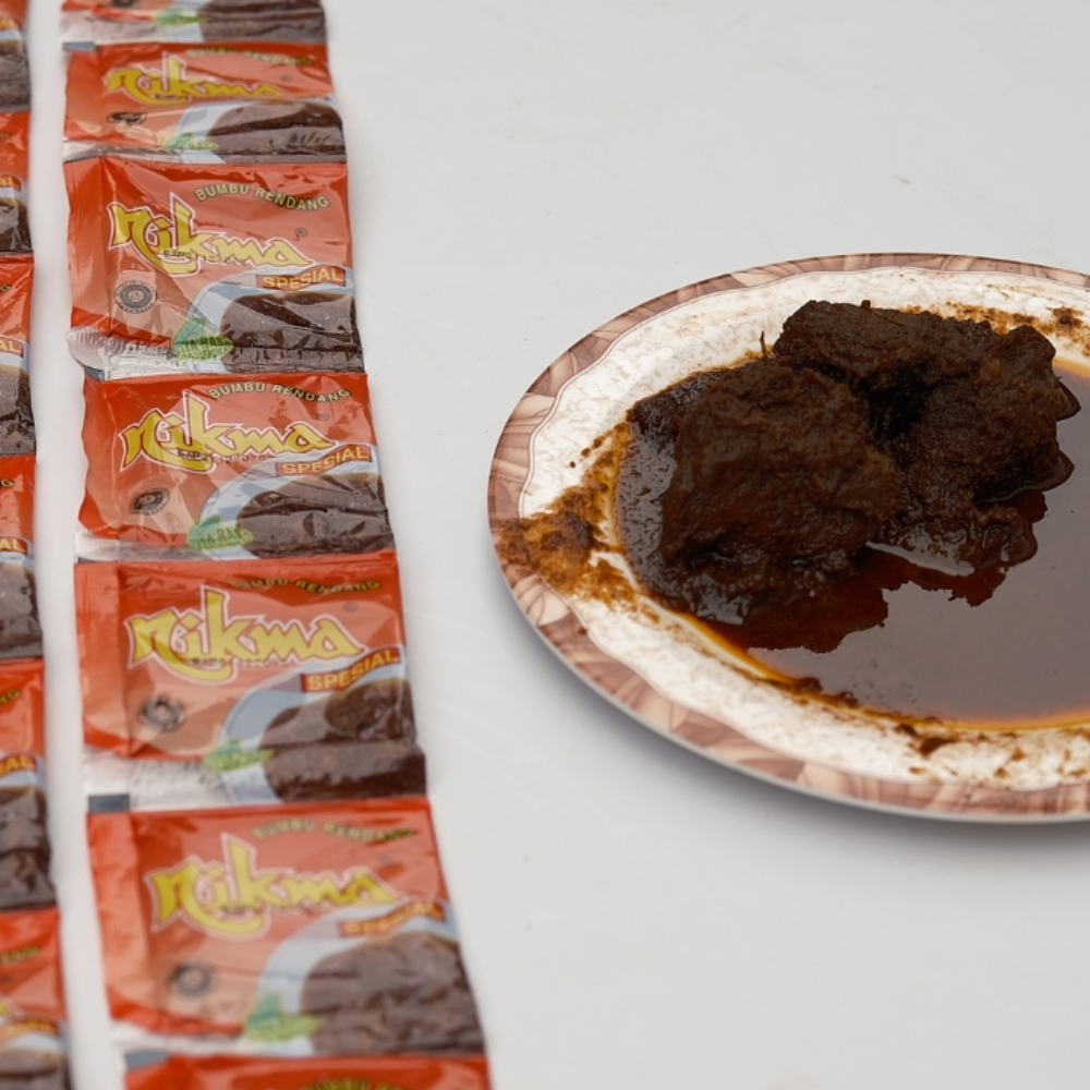 

NIKMA Bumbu Rendang Padang 12 Sachet Higienis Halal Rempah Asli Tradisional