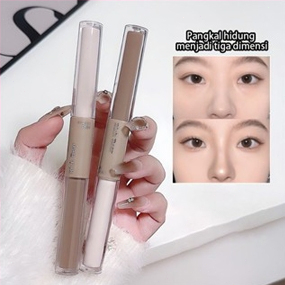 Contour 2 in 1 multi-use makeup stick contour dan highlighter matte natural shading tahan air dan an