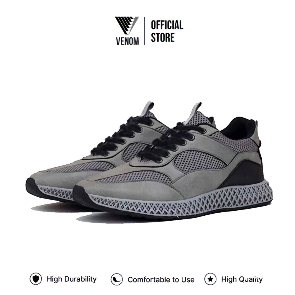 VENOM CALIFORNIA GREY - Sepatu Sneakers Size 50 Sneakers Pria Wanita Unisex Big Size