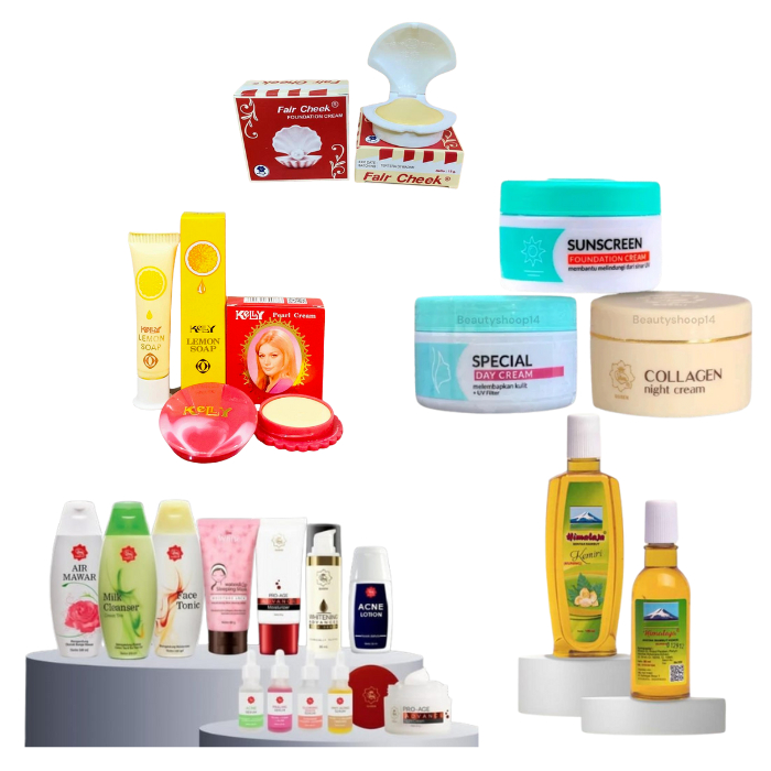 Viva Cream Viva Sunscreen Viva Hair Oil Viva Toner Viva Serum Kelly Lemon Soap Cream Kelly Fair Chee