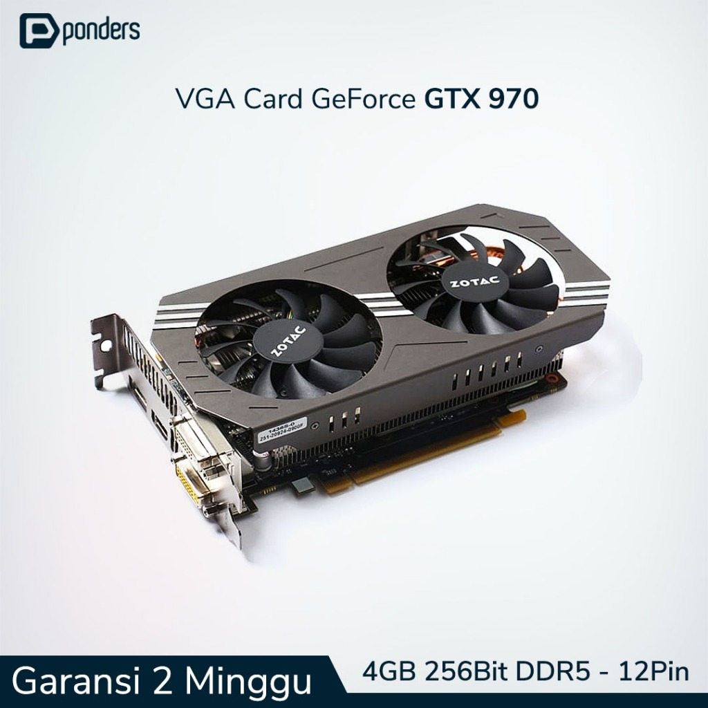 VGA GTX 970 / VGA Card GTX 970 - 4GB 256BIT DDR5 (12 Pin Power)