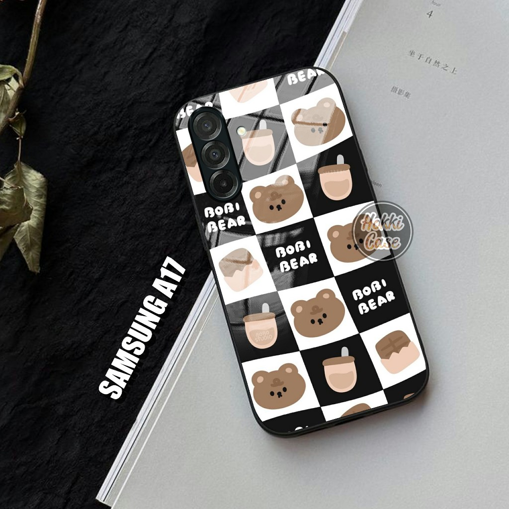 Case Samsung A17 - SoftCase Glass Samsung A17 Terbaru - Casing Hp Samsung A17 - Silikon For Samsung 