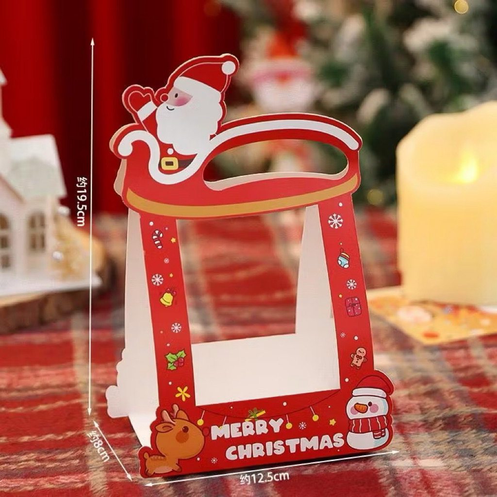 

Box Natal 1 Toples Red White Christmas Box Toples Red White