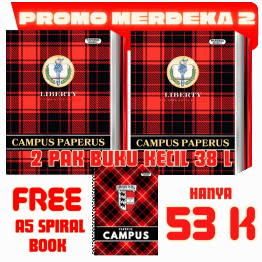 

(BUNDLING 2) PROMO KHUSUS LIVE PAPERUS KEMERDEKAAN 2