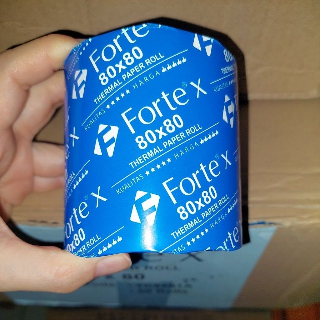 Kertas Thermal 80x80 Forte X / Kertas struk kasir 80x80 Forte X