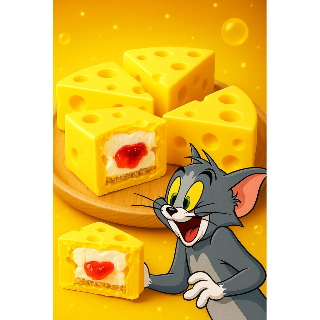 

COKELAT ( Tom and Jerry ) cheese cake viral