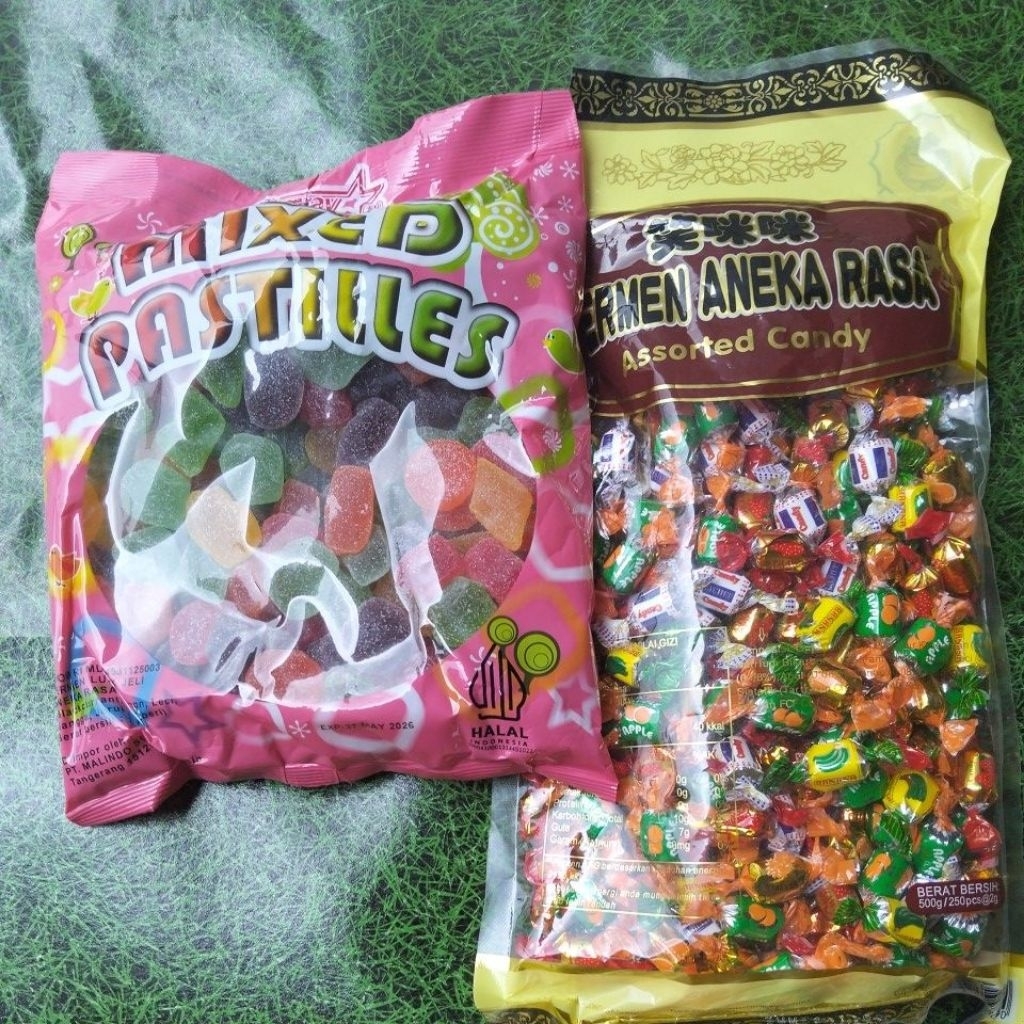 

Mixed pastilles( yupi) & Permen Aneka Rasa