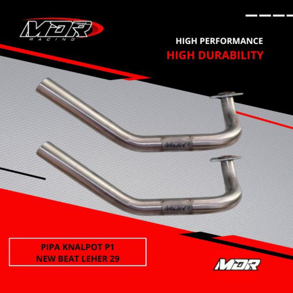 pipa knalpot p1 mdr racing new  beat leher 29