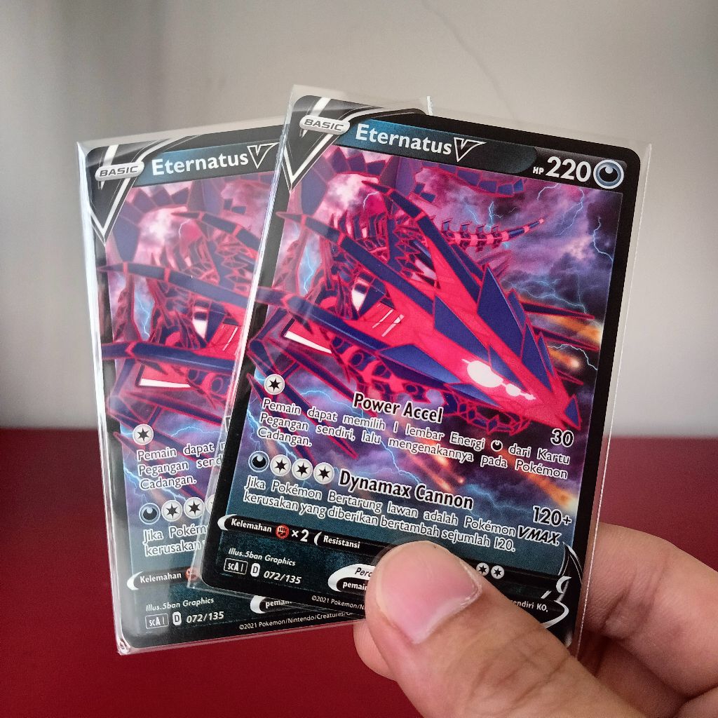 Kartu TCG pokemon Indonesia Original (Eternatus V, take all)