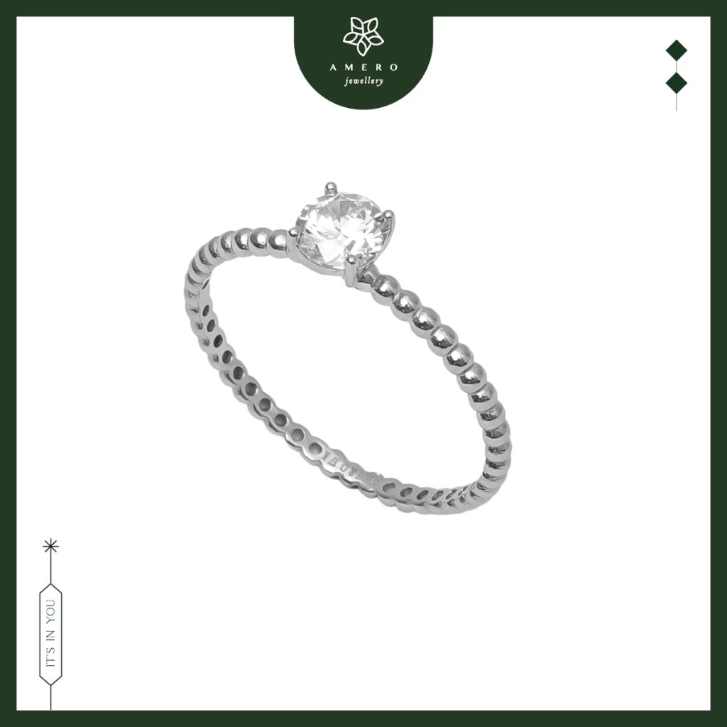 Cincin Emas 17K Diamora DR-20 Amero Jewellery