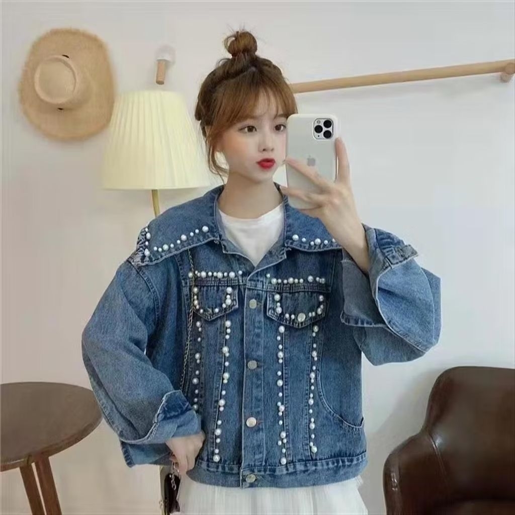jaket jeans/denim wanita import