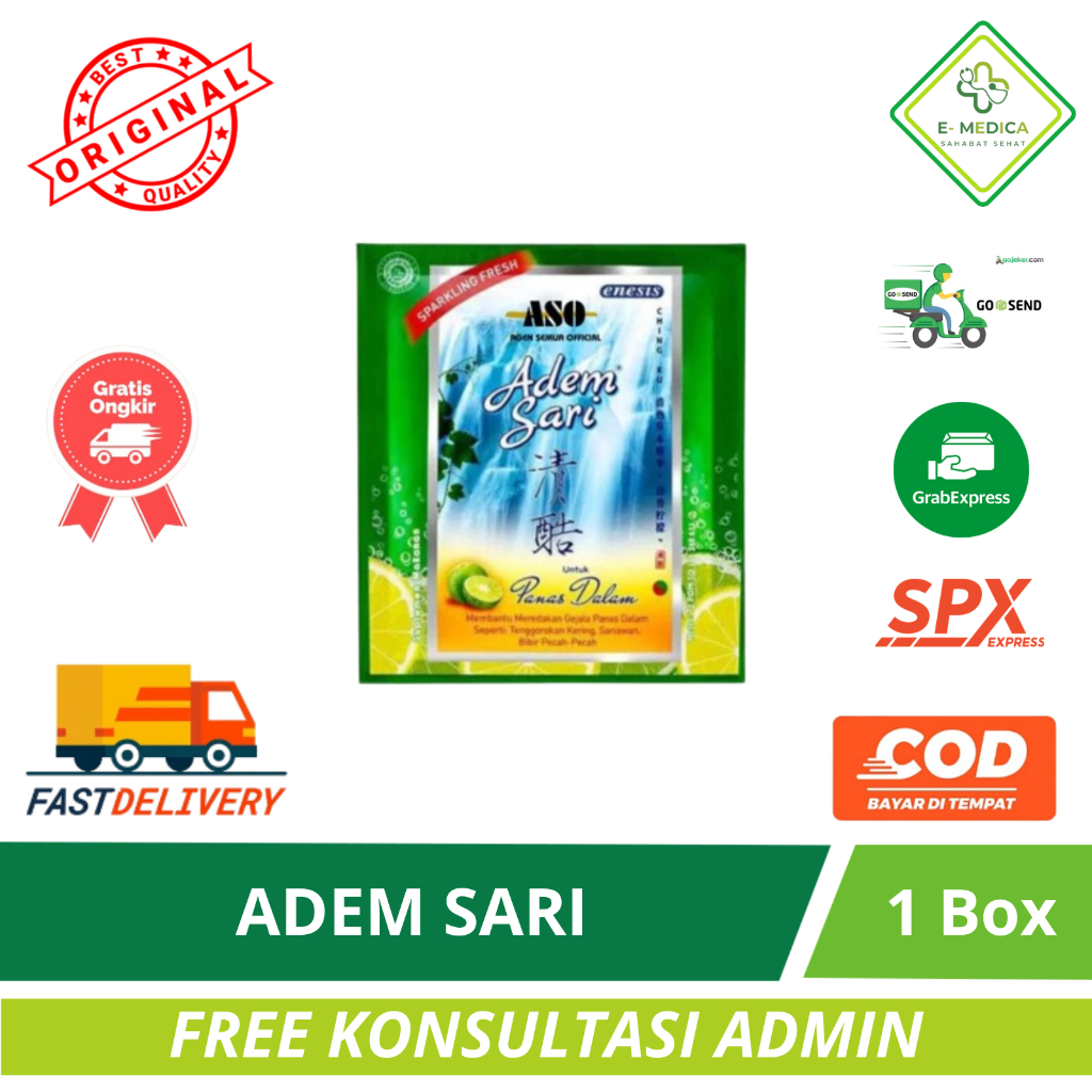 

✨KILAT✨ADEM SARI 1 PACK 5 SACHET