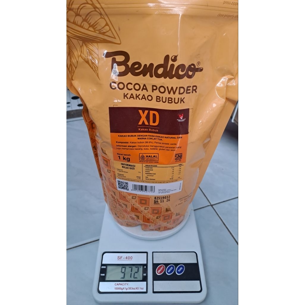 

Bendico XD 972gram/ 1kg sudah terpakai 30gram