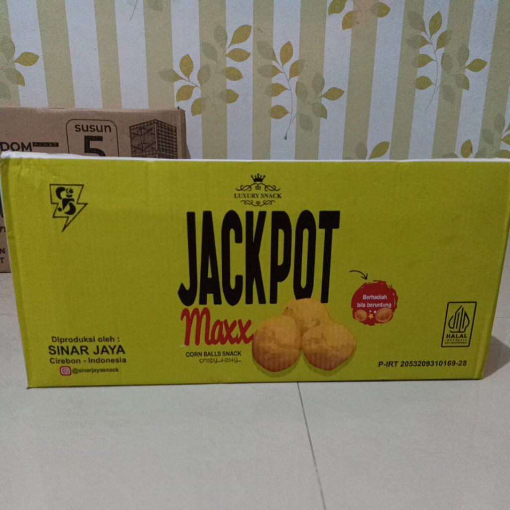 

40 PCS (SEBOX) JACKPOT SNACK BERHADIAH BILA BERUNTUNG