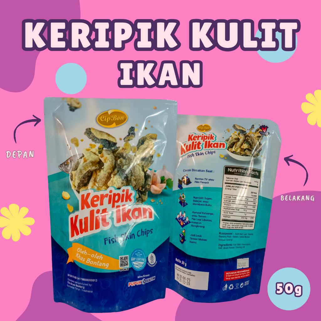 

Keripik Kulit Ikan – Oleh-Oleh Khas Bontang 50g