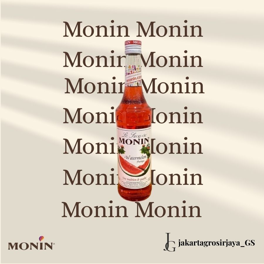 

SYRUP MONIN WATERMELON 700 ml SIRUP - MONIN SEMANGKA 700 MILI