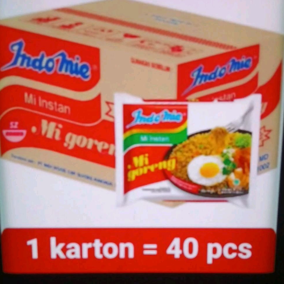 

Indomi goreng 1dus isi 40pcs