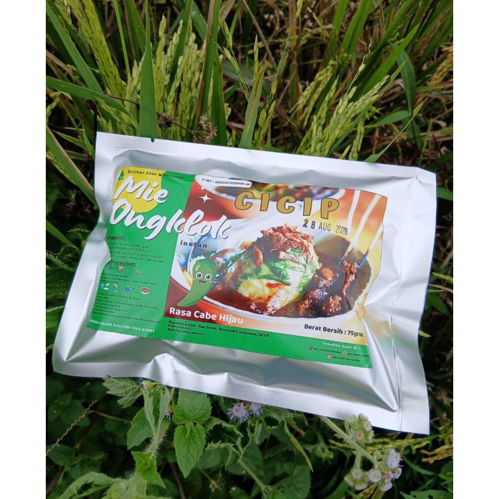 

Mie Ongklok Instan Rasa Cabe Hijau