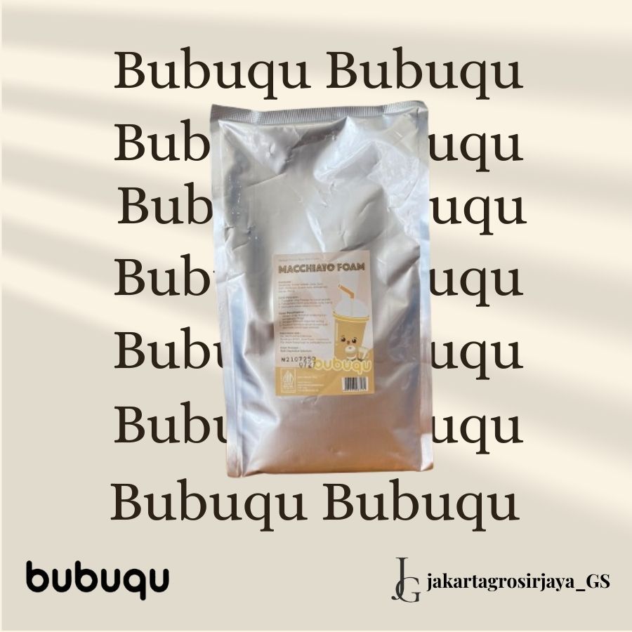 

Bubuqu Premix Powder Macchiato Foam - Bubuk Premix Foam Macchiato 1 Kg