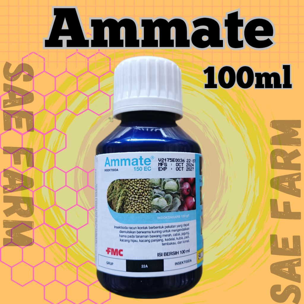 ammate 100ml insektisida bahan aktif INDOSAKARB 150 g/l