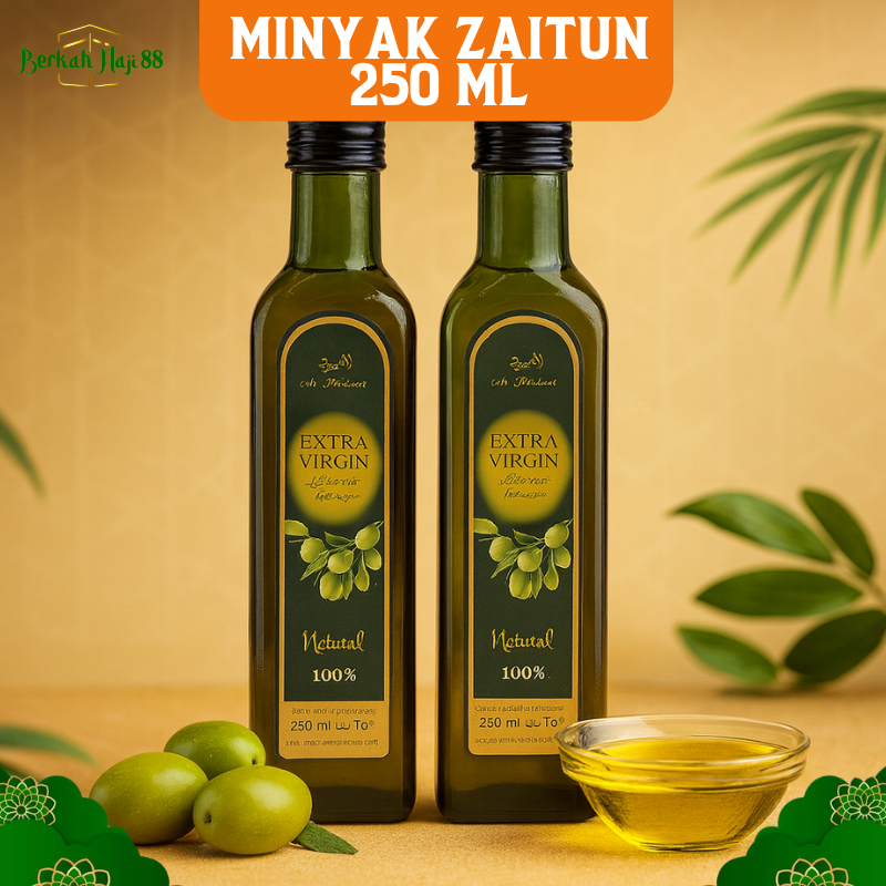 

Minyak Zaitun Olive Oil Extra Virgin 250Ml 100% Asli Kualitas Grade A+ - Mengobati diabetes Dan Kolesterol Oleh Oleh Haji dan Umroh